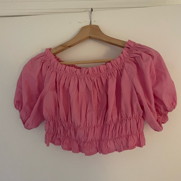 NEVER WORN Zara Poplin Crop Top - Picture 3 of 4